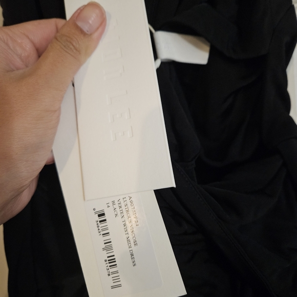 NWT DION LEE BACK VERTEX TWIST MIDI DRESS AU14 - Picture 9 of 16